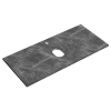 SANCOS Столешница из керамогранита Black Sky, 1000х460мм. (с отверстием под смеситель)