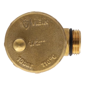 VIEIR Воздухоотводчик PF501 автоматический боковой 1/2" Нар., латунь