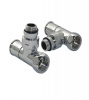 SMART Вентиль угловой с колпаком для п/c, 3/4" х 1/2", Вн. / Нар., пара, латунь