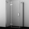 WASSERKRAFT Уголок душевой Aller 10H06L, 1200x800x2000мм. (профиль серебристый, стекло прозрачное)