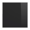 ЭРА Лицевая панель вентилятора AEON D100/125 179х179, Lacobel Black Classic DICITI