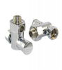 SMART Вентиль угловой с колпаком для п/c, 3/4" х 1/2", Вн. / Нар., пара, латунь