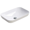 VELVEX Раковина полувстраиваемая E408D, 515х340х155мм. (белый)