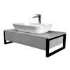 MARKA ONE Тумба GRUNGE LOFT 80П 1в.я (бетон светлый)