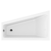 CERSANIT Ванна асимметр.: CREA 160x100, левая, белая