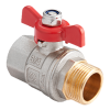 MVI Кран шаровой 3/4" вн.-нар., бабочка. ГОСТ