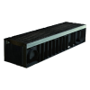 AQUASTOK Лоток водоотводный пластиковый ЛВП Profi 200 H202 E600 (комплект)