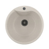 MIXLINE Мойкa ML-GM12 круглая, белая (331), 480мм (глуб. чаши 210)