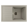 MIXLINE Мойка ML-GM19 с крылом, графит (342), 495*750*200мм