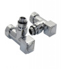 SMART Вентиль угловой крест для п/c, 1" х 3/4", Вн. / Вн., пара, латунь