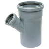 VALFEX Тройник ПП для внутр. канализации D110/50x45° (серый)