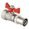 VALTEC Кран шаровой с пресс соединением 16мм.х1/2" вн., бабочка, BASE