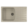 MIXLINE Мойка ML-GM20 с крылом, серая (310), 480*830*190мм