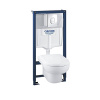 GROHE Система инсталляции для унитаза Solido Perfect (кнопка Skate Air хром)