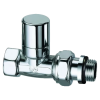 FAR Вентиль запорный прям. 1/2" Вн., серебро, EPDM