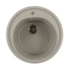 MIXLINE Мойкa ML-GM11 круглая, графит (342), 500мм (глуб. чаши 180)