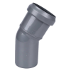 СИНИКОН Отвод ПП D50x30° (серый)