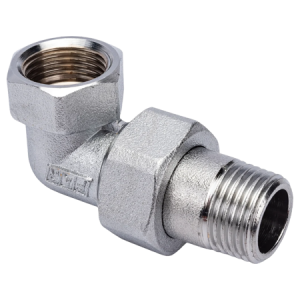FAR Американка угловая 3/8", Вн. / Нар., хром