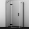 WASSERKRAFT Уголок душевой Aller 10H06LBLACK MATT, 1200x800x2000мм. (профиль черн, стекло прозрачн.)