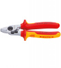 KNIPEX Кабелерез, L=165 мм.
