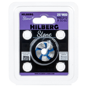 TD Чашка шлифовальная алмазная по плитке и камню 25 Hilberg Stone Cup 25*M10, №50-60