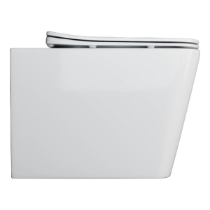 CERAMICANOVA Унитаз подвесной Cubic Rimless, 360х530х370мм. (белый)