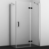 WASSERKRAFT Уголок душевой Aller 10H07RBLACK MATT, 1200x900x2000мм. (профиль черн, стекло прозрачн.)