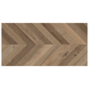 LAPARET Керамогранит Wood lux walnut chevron m 600x1200мм. Коричневый матовый карвинг