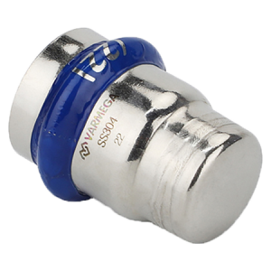 VARMEGA Заглушка раструбная Inox Press 22