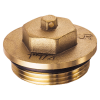 FAR Заглушка 1 1/4" Нар., с уплотнением, из DRZ-латуни, 4149