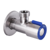 ACCOONA Кран для подключения сантехприборов 1/2"х1/2" 473-4AC (синий)