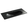 CERAMICANOVA Раковина накладная Sabo CN13003MB, 1000x460x130мм. (черный матовый)