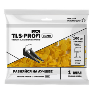 TLS PROFI Зажим SMART 1,0мм. (100шт.)