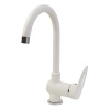 MIXLINE Смеситель для кухни 40к ML-GS04 (331) белый высок. излив