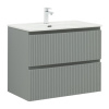 AQUANET Тумба под раковину Джейн 80 (Flat) (мисти грин)