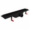 MIANO Душевой лоток MEDIUM BLACK EDITION MS-100MB 1000мм. D50мм. (бок. слив, черный)
