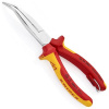 KNIPEX Плоские круглогубцы с режущими кромками, со страховочным креплением, L=200 мм.