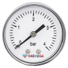 VARMEGA Манометр аксиальный, 0-4 бар. D50мм.