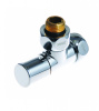 SMART Вентиль угловой с колпаком для п/c, 3/4" х 1/2", Вн. / Нар., латунь