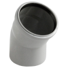 VALFEX Отвод ПП для внутр. канализации D110х45° (серый)