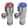 TIM Кран для подключения сантехприборов 1/2"х1/2" (пара)