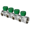 VIEIR Коллектор регулирующий VER402-A 3/4"х1/2", 4 выхода