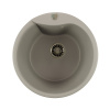 MIXLINE Мойкa ML-GM12 круглая, графит (342), 480мм (глуб. чаши 210)