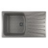 MIXLINE Мойка ML-GM20 с крылом, темно-серая (309), 480*830*190мм