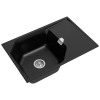 RIVELATO Мойка кухонная LOCUS LS-75 nero (черный)