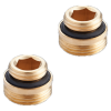 MVI Переходник с герметичной прокладкой 1/2"х3/4", нар.-нар. (шар. тип.)