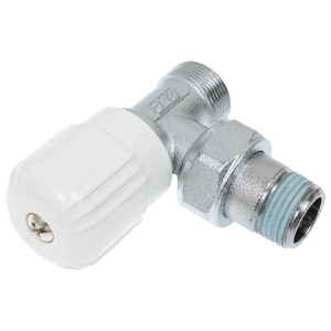 FAR Вентиль регулировочный угловой 1/2"хM24х19, Нар. / Нар., STANDART