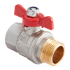 MVI Кран шаровой 1/2" вн.-нар., бабочка, ГОСТ