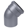 СИНИКОН Отвод ПП D110x45° (серый)