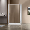 VINCEA Уголок душевой Garda VSR-1G9011CL, 900х1100х1900мм. (профиль хром, стекло прозрачное)